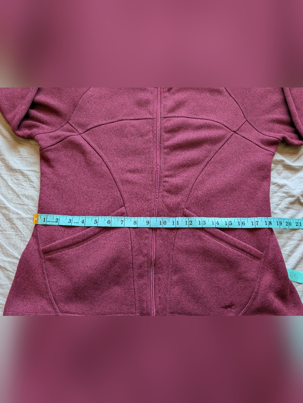 Horny Toad Full Zip Knit Jacket Women’s Large Red/Pink - Picture 7 of 8